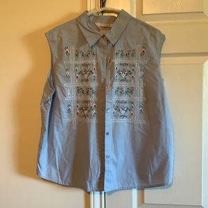 STONEYBROOK LADIES SLEEVELESS BLOUSE